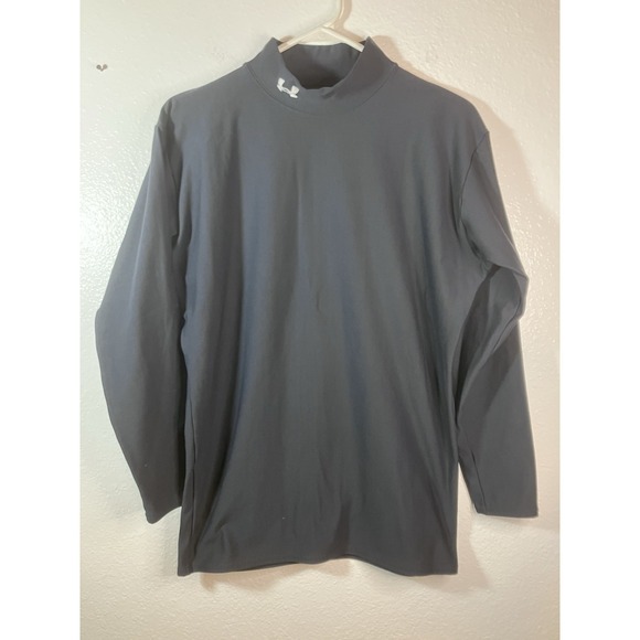 Under Armour Other - Under Armour Cold Gear Mock Neck Shirt Size 2XL Black Compression Long Sleeve